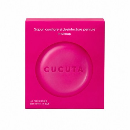 Sapun curatare si dezinfectare pensule makeup Angel`s Touch, 60 g, Cucuta Beauty 782369