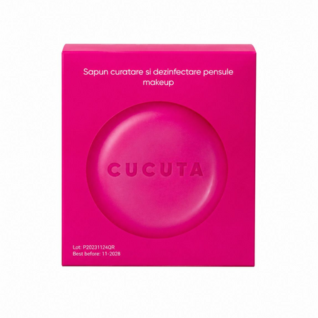 Sapun curatare si dezinfectare pensule makeup Angel`s Touch, 60 g, Cucuta Beauty 782369