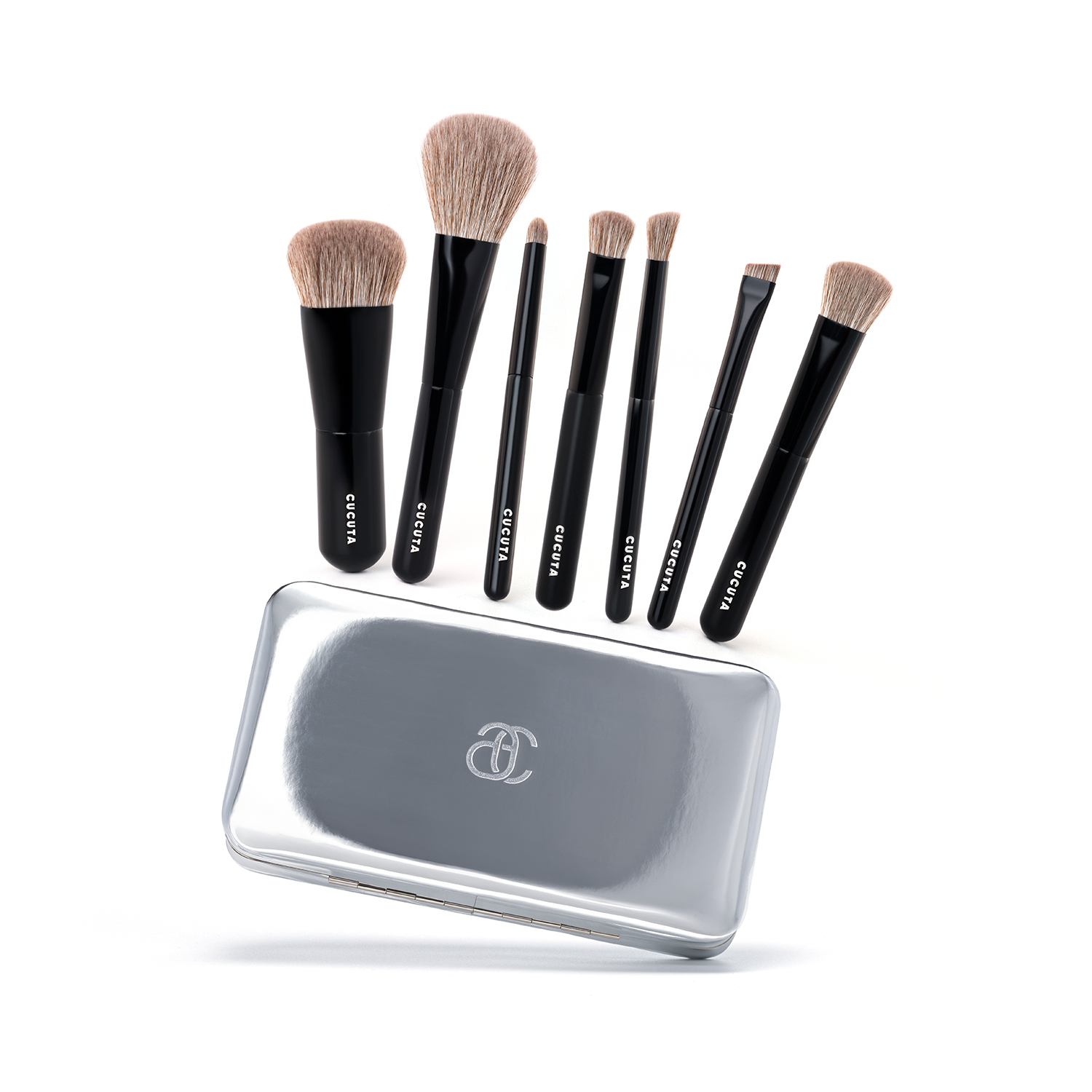 Set Pensule Makeup Angel's Noir Touch Travel Edition, Cucuta Beauty