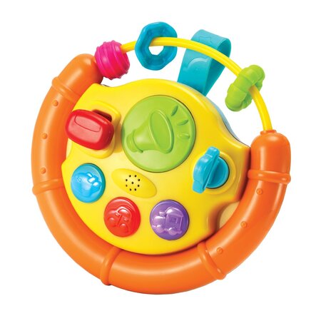 Jucarie interactiva Volan cu activitati, + 3 luni, Winfun 706439