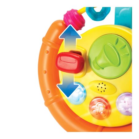 Jucarie interactiva Volan cu activitati, + 3 luni, Winfun 706440