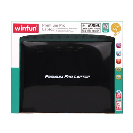 Jucarie interactiva Laptop Premium Pro, + 4 ani, Winfun 706443