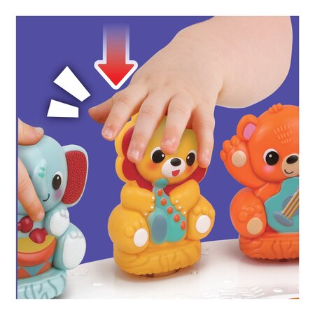 Jucarie interactiva Pian cu Animalute, + 1 an, Winfun 706451