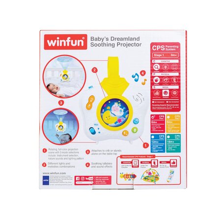 Proiector cu lumini si sunete, + 0 luni, Winfun 706461