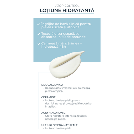 Lotiune hidratanta Atopi Control, 400 ml, Eucerin 706492