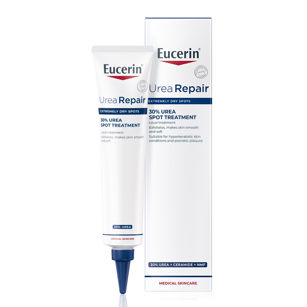 Tratament local pentru corp cu  30% uree Urea Repair, 75 ml, Eucerin