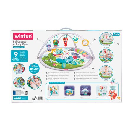 Salteluta cu activitati, + 0 luni, Winfun 706502