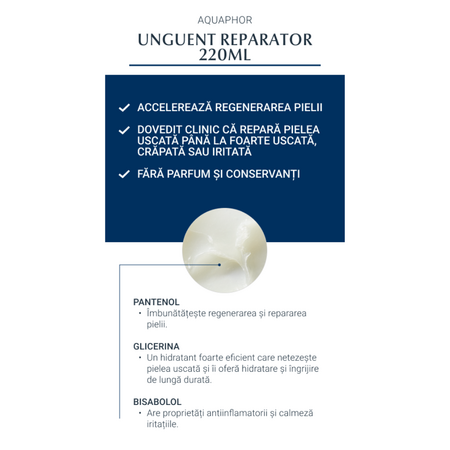 Unguent reparator Aquaphor, 220 ml, Eucerin 706518
