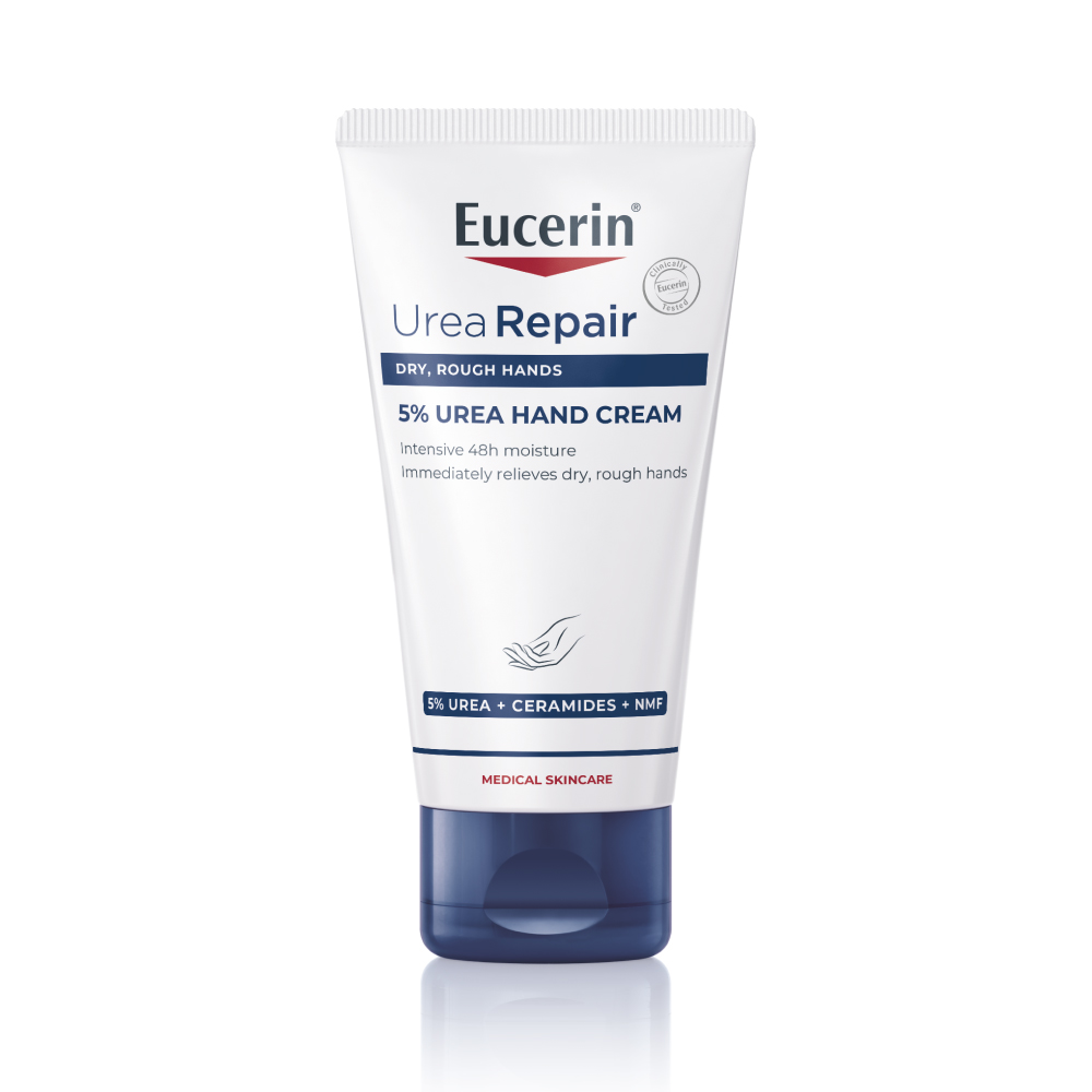 Crema de maini cu 5% uree Urea Repair, 75 ml, euce