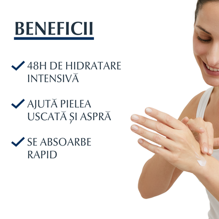 Crema de maini cu 5% uree Urea Repair, 75 ml, Eucerin 706546