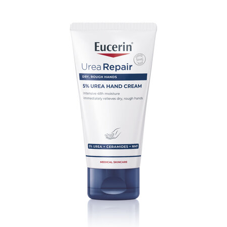 Crema de maini cu 5% uree Urea Repair, 75 ml, euce