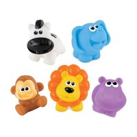 Set jucarii de baie, Animalute din Jungla, + 6 luni, Winfun