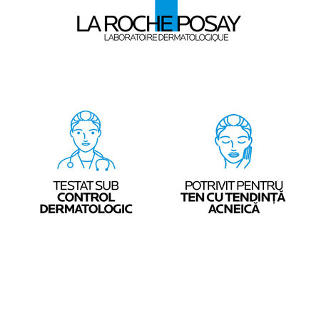 Plasturi anti-eruptii cutanate invizibili si ultra subtiri Effaclar Duo +M Patch, 22 buc, La Roche Posay 706563