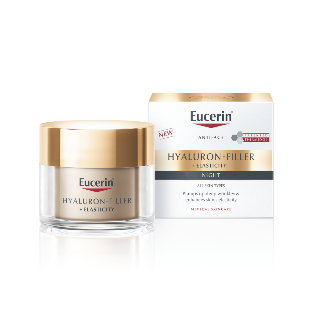 Crema de noapte Hyaluron-Filler + Elasticity, 50 ml, Eucerin