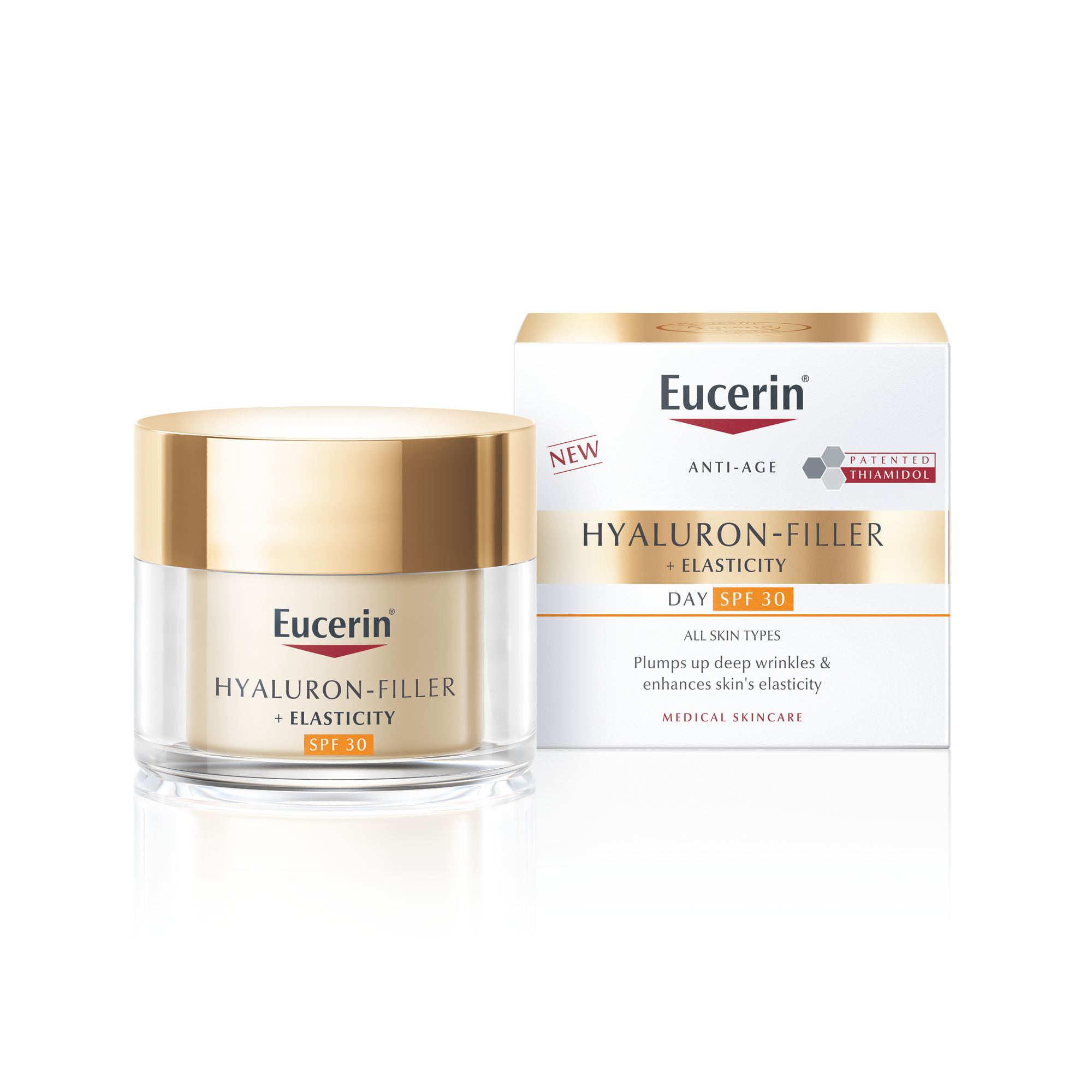Crema de zi SPF30 Hyaluron-Filler + Elasticity, 50 ml, Eucerin