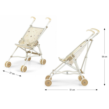 Carucior pentru papusi Julia Nature, + 3 ani, Milly Mally 706643