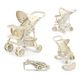 Carucior pentru papusi Kate Nature, + 3 ani, Milly Mally 706656