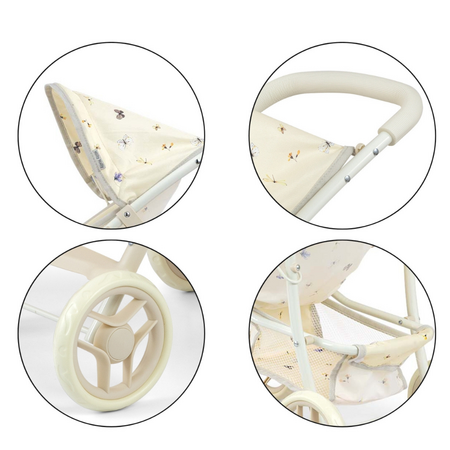 Carucior pentru papusi Natalie Nature, + 3 ani, Milly Mally 706690