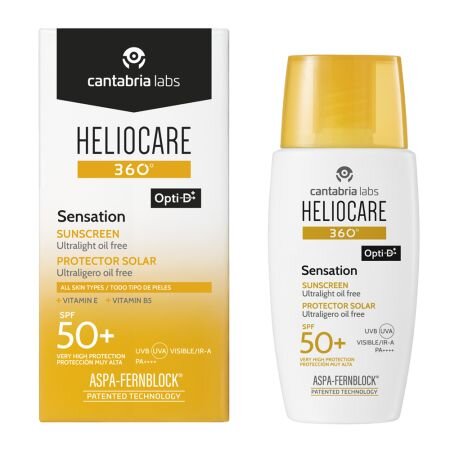 Crema pentru protectie solara cu SPF 50+ Sensation Heliocare 360, 50 ml, Cantabria Labs 706709