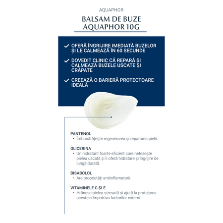Balsam de buze Aquaphor, 10 g, Eucerin 706784