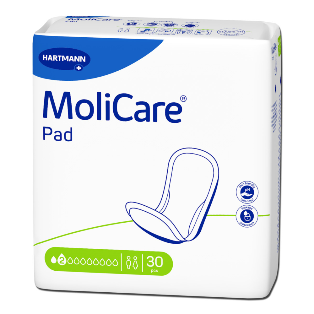 Absorbante incontinenta MoliCare Pad, 2 picaturi, 30 bucati, Hartmann
