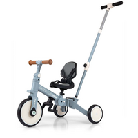 Tricicleta 5 in 1 Optimus Max, Denim, + 1 an, Milly Mally