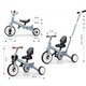 Tricicleta 5 in 1 Optimus Max, Denim, + 1 an, Milly Mally 706832