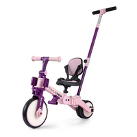 Tricicleta 5 in 1 Optimus Max, Pink, +1 an, Milly Mally