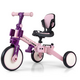 Tricicleta 5 in 1 Optimus Max, Pink, +1 an, Milly Mally 706868