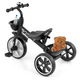 Tricicleta cu cadru robust din otel Bobby, Black, + 2 ani, Milly Mally 706904