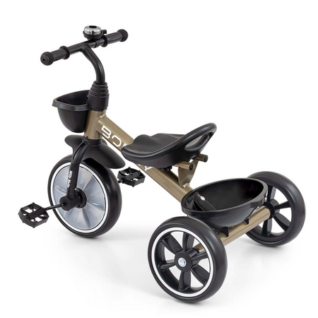 Tricicleta cu cadru robust din otel Bobby, Gold, + 2 ani, Milly Mally 706916