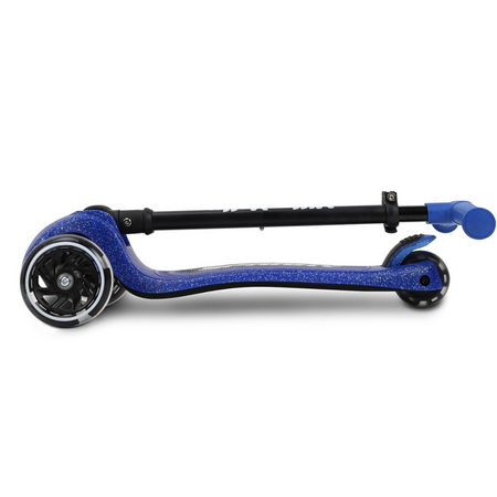 Trotineta LED pliabila cu platforma iluminata Sparky, Blue, + 3 ani, Milly Mally 706931