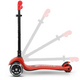 Trotineta LED pliabila cu platforma iluminata Sparky, Red, + 3 ani, Milly Mally 706943