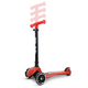 Trotineta LED pliabila cu platforma iluminata Sparky, Red, + 3 ani, Milly Mally 706942