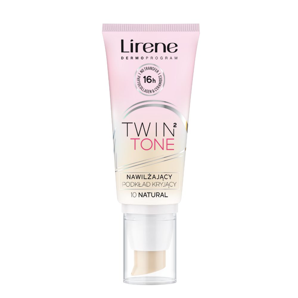 Fond de ten rezistent la transfer Twin 2 Tone, 10 Natural, 30 ml, Lirene