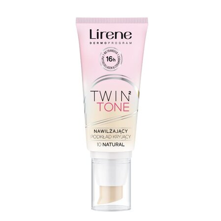 Fond de ten rezistent la transfer Twin 2 Tone, 10 Natural, 30 ml, Lirene