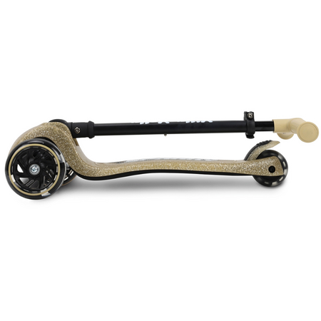 Trotineta LED pliabila cu platforma iluminata Sparky, Champagn, + 3 ani, Milly Mally 706962
