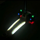 Trotineta LED pliabila cu platforma iluminata Sparky, Champagn, + 3 ani, Milly Mally 706959