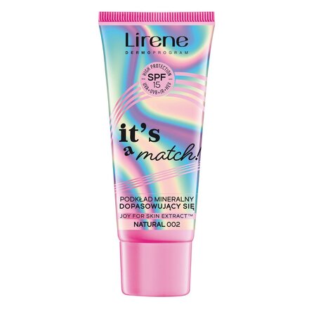 Fond de ten adaptabil nuantei tenului It's a Match, Natural 002, 30 ml, Lirene