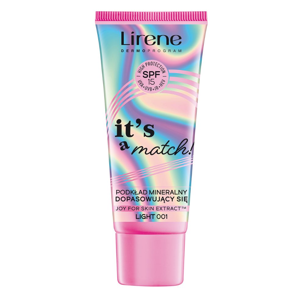 Fond de ten adaptabil nuantei tenului It's a Match, Light 001, 30 ml, Lirene