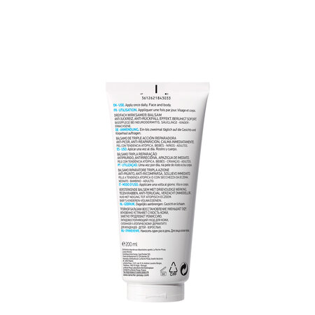 Balsam cu tripla actiune impotriva puseurilor de uscaciune a pielii Lipikar Baume AP+M, 200 ml, La Roche-Posay 585838