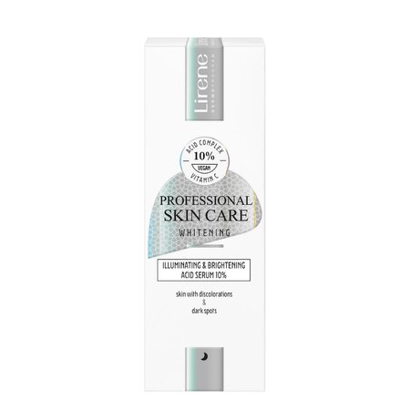Ser facial 10% acid Professional Skin Care Whitening, 30 ml, Lirene