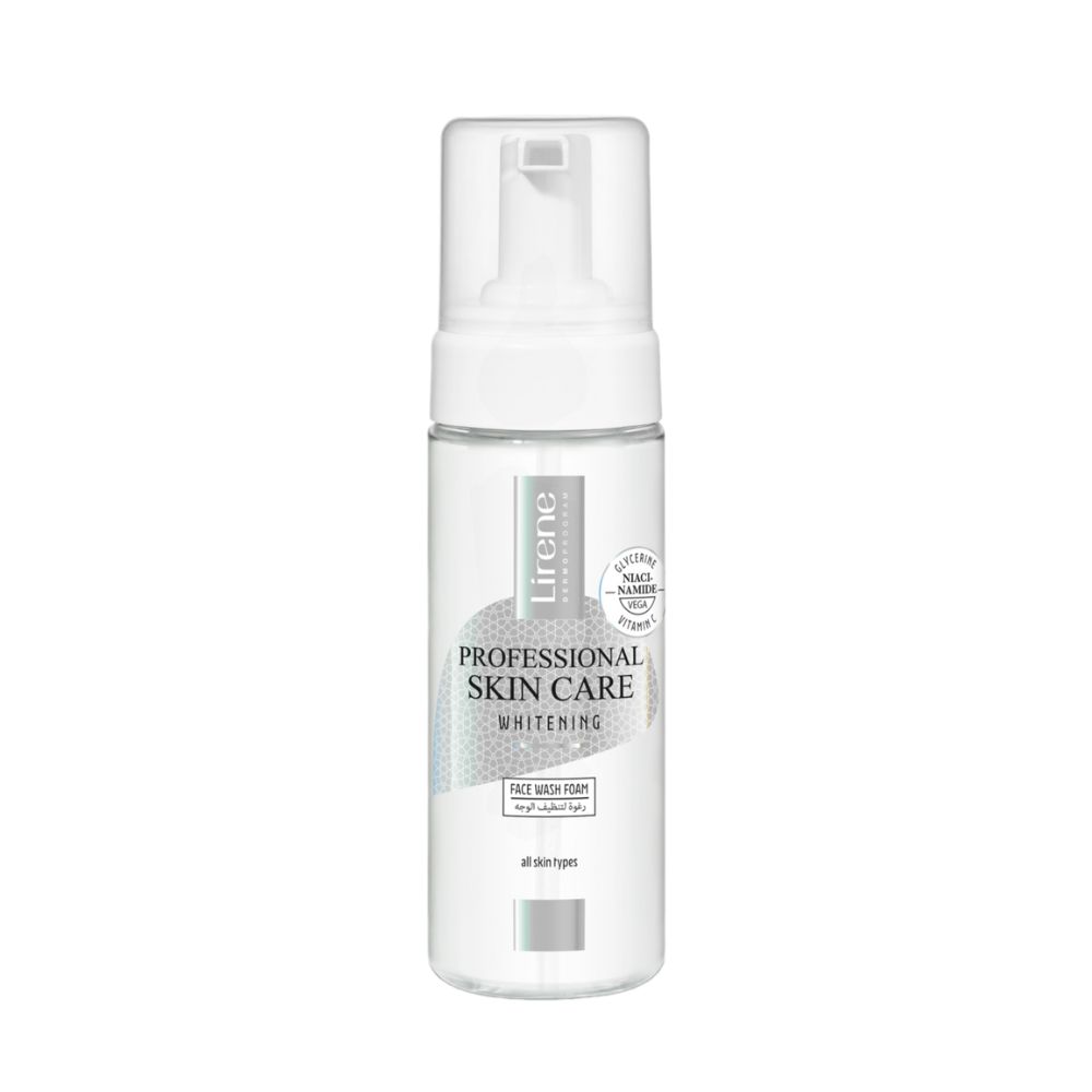 Spuma faciala pentru curatarea tenului Professional Skin Care Whitening, 150 ml, Lirene