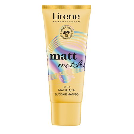 aza de machiaj matifianta SPF15 Matt Match, 30 ml, Lirene