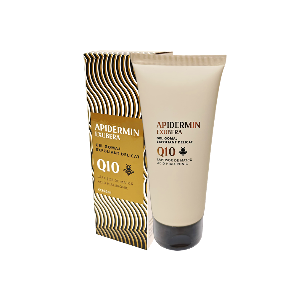 Gel gomaj exfoliant delicat Apidermin Exubera, 200 ml, Complex Apicol