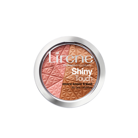 Bronzant mineral si fard de obraz pentru conturul fetei Shiny Touch, 9 g, Lirene