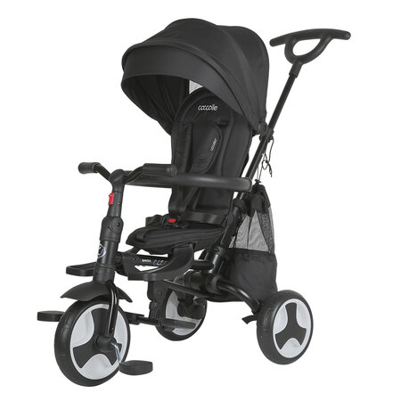 Tricicleta ultrapliabila pentru copii Spectra Plus, 10 luni+, Jet Black, Coccolle