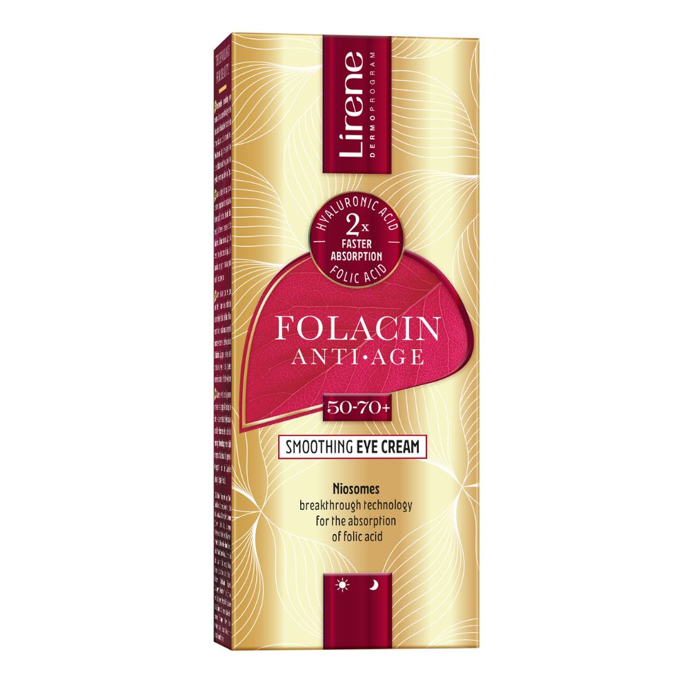 Crema anti-age pentru zona ochilor Folacin Anti Age, 15 ml, Lirene