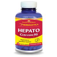 Hepato Curcumin 95, 120 capsule, Herbagetica