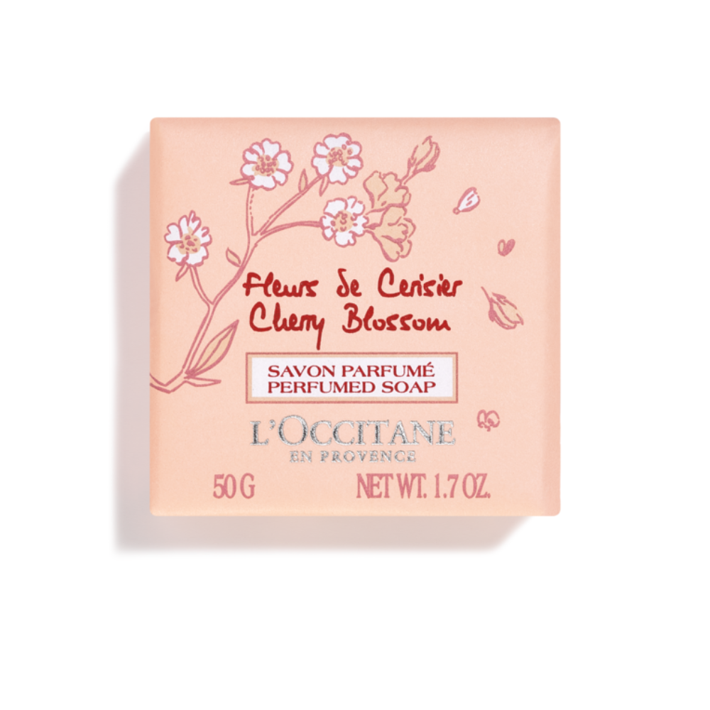 Sapun parfumat Cherry Blossom, 50 g, L'Occitane
